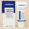 gluta white night cream – advanced skin brightening, nourishing & anti aging formula (50ml