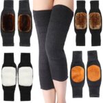 1 pair knee warmer | winter warm thermal knee warmers | knee protector (random color)
