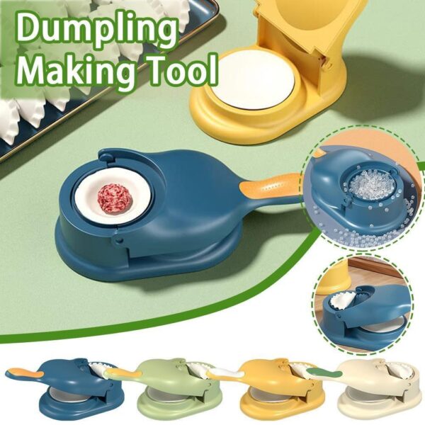 2 in 1 manual dumpling maker & dough press machine | portable samosa & gujiya mould tool | easy kitchen diy pastry accessory