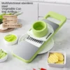 5in1 vegetable cutter | multifunctional stainless steel vegetable cutter & slicer | kitchen tool