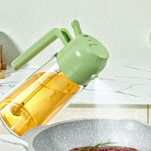 2 in 1 oil sprayer bottle kitchen tool for cooking baking bbq easy spray and convenient use 400ml